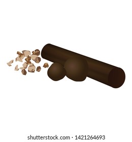 Propolis stick icon. Cartoon of propolis stick vector icon for web design isolated on white background