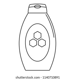 Propolis tube icon. Outline illustration of propolis tube vector icon for web design isolated on white background