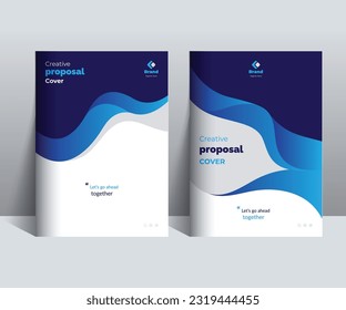 Proposal Business Cover Design Template adept for multipurpose Projects