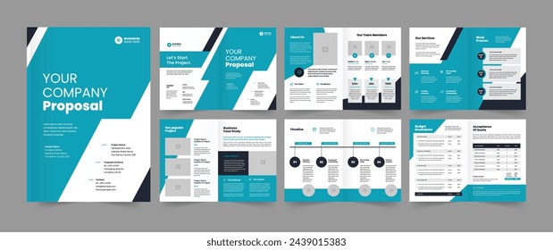 Proposal and Company Proposal Layout Template.