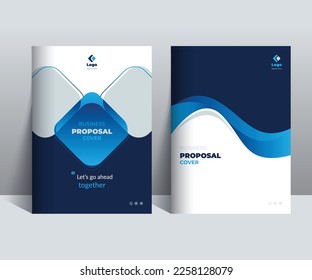 Plantilla de diseño de portada de propuesta para proyectos multipropósito