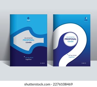 Plantilla de diseño de portada de propuesta para proyectos multipropósito
