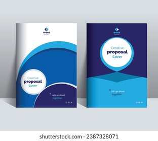 Plantilla de diseño de portada de propuesta para proyectos multipropósito