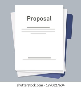 proposal document for project submission request purchasing sales paper