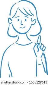 Proposal Introduction woman simple vector illustration