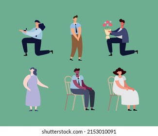 proposal marriage six lovers characters