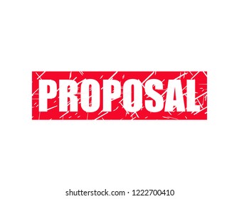 Proposal red stamp