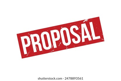 Proposal Stamp. Proposal Rubber grunge Stamp Seal