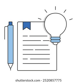 Diseño de ícono de Envío de propuesta. Representación De Propuestas De Proyectos.Desarrollo De Negocios.Envío De Ideas.Redacción De Propuestas. Icono de EPS.