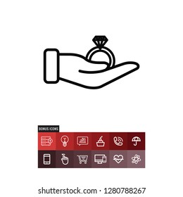 Proposal vector icon