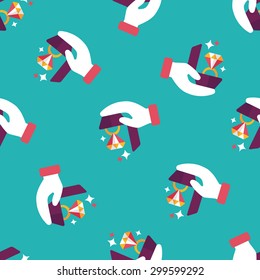 Propose diamond ring flat icon,eps10 seamless pattern background