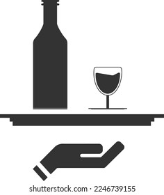
Proposed alcoholic drink provided by a restaurant waiter service