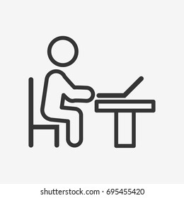 Proqrammer icon illustration isolated vector sign symbol