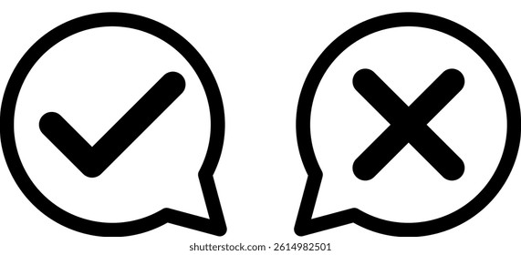 Pros And Cons Icon Mixed Vector Illustration