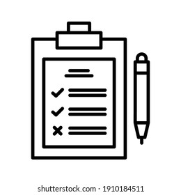 Pros and cons, list icon vector image. Can also be used for project management. Suitable for use on web apps, mobile apps and print media.