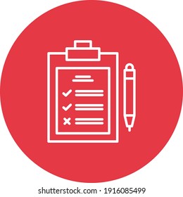 Pros and cons, list icon vector image. Can also be used for project management. Suitable for use on web apps, mobile apps and print media.
