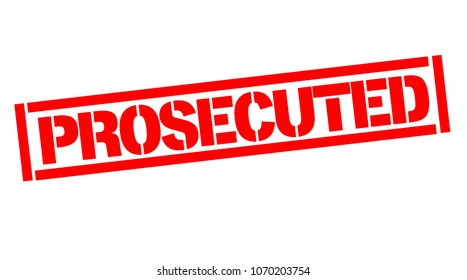 Prosecuted typographic stamp, sign, label. Black and red series