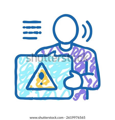 prosecution law doodle icon sketch vector. prosecution law sign. isolated symbol illustration