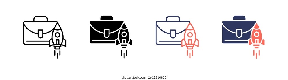 Prospect Multi Style Icon Set Vector