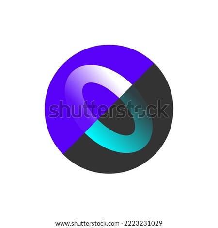 Prosper (PROS) icon isolated on white background.