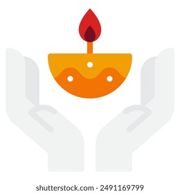 Prosperity Diwali vector icon illustration