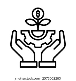 Prosperity Icon Element For Design