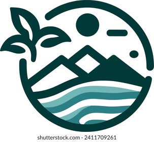 Prosperous Wilderness: Logo Representing the Balance and Beauty of Nature