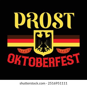 Prost Oktoberfest T Shirt Design