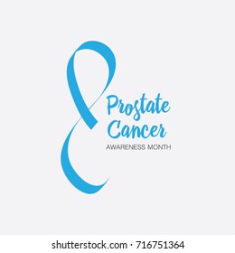 Prostate Cancer Awareness blue Ribbon