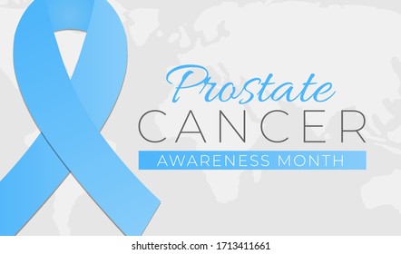 Blue Ribbon Symbol Prostate Cancer Awareness Stock Vector (Royalty Free ...