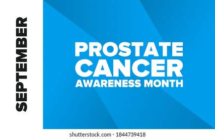 Prostate Cancer Awareness Month in November. Men's Health concept. Medical health care and awareness design. Poster, card, banner and background. Vector illustration