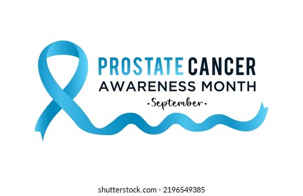 Prostate cancer awareness month. Prostate cancer awareness month is observed every year during september. Vector template for banner, greeting card, poster with background. Vector illustration.