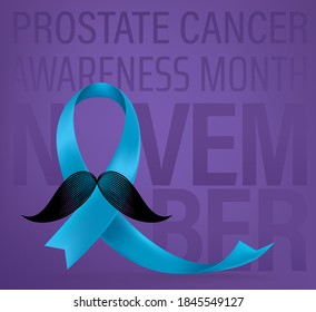 Concepto de vector de conciencia del cáncer de próstata