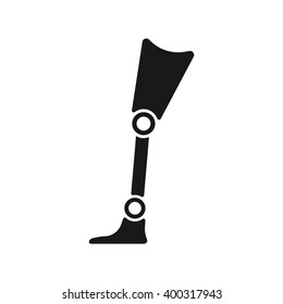 Prosthesis icon Vector Illustration on the white background.