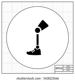 Prosthesis Leg Icon
