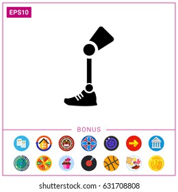 Prosthesis Leg Icon