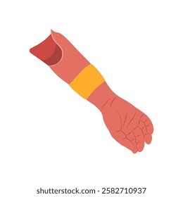 Prosthetic Arm, Disability Vector Illustration Isolated