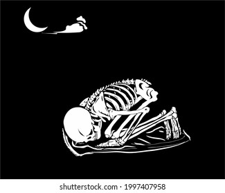 prostrate skull. prostrate to death.