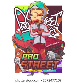 Prostreet Character for Print Product.
The Image is PNG with White Background.
Suitable for posters and other printed products.