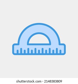 Protactor Symbol in blauem Stil, Verwendung für Website-Mobile-App-Präsentation