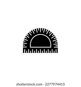 protactor vector fill icon. filled flat sign for mobile concept and web design. Protactor glyph icon. Symbol, logo illustration. Vector graphics