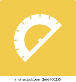 Protactor vector icon. Can be used for printing, mobile and web applications.