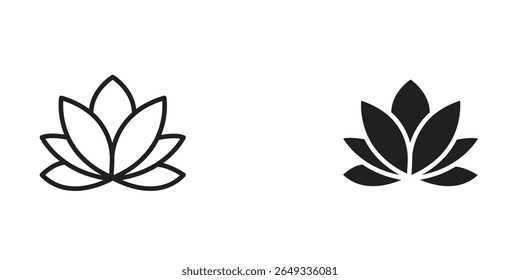 Protea icon Design Illustrations. editable web icons