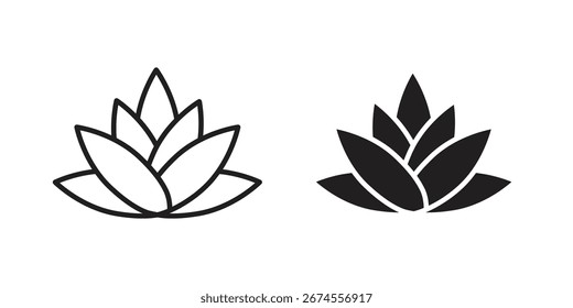 Icono de Protea en estilo de moda plano y forro para diseños de ui App