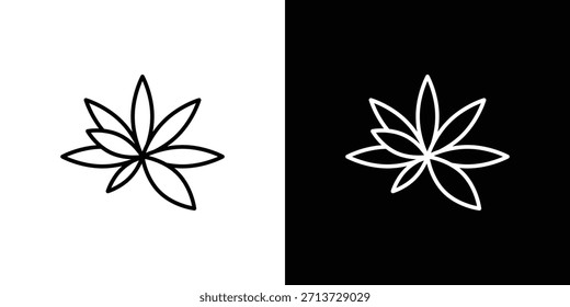 Icono de Protea, signo de Vector de contorno, Descarga de diseño de logotipo