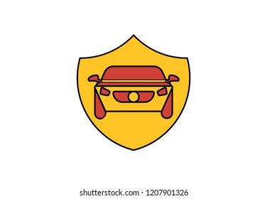 Protect car guard shield flat style
