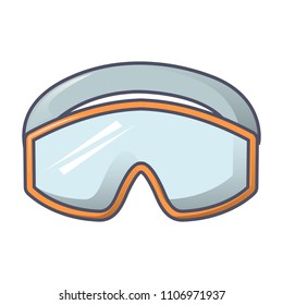 Protect climb glasses icon. Cartoon of protect climb glasses vector icon for web design isolated on white background
