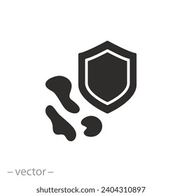 Protective film for device line icon Royalty Free Vector