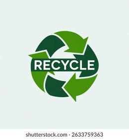 Protect the environment Recycle icon.  vector  illustration isolated on white background . EPS available.