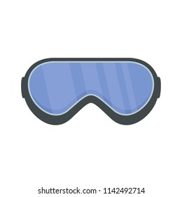 Protect goggles icon. Flat illustration of protect goggles vector icon for web isolated on white